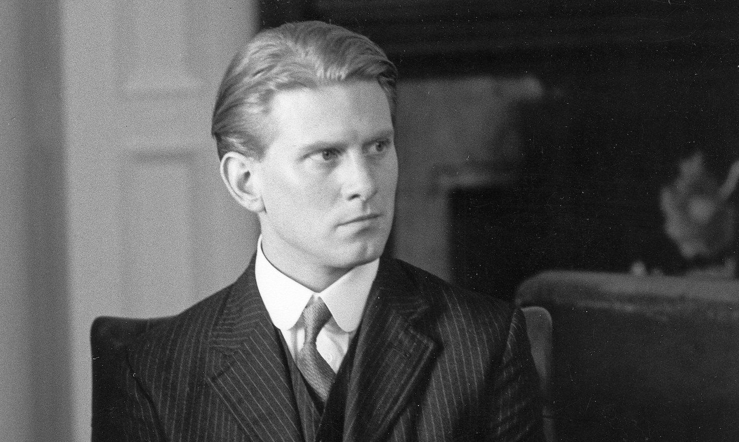 James Wilby acts as Maurice Hall in the film 