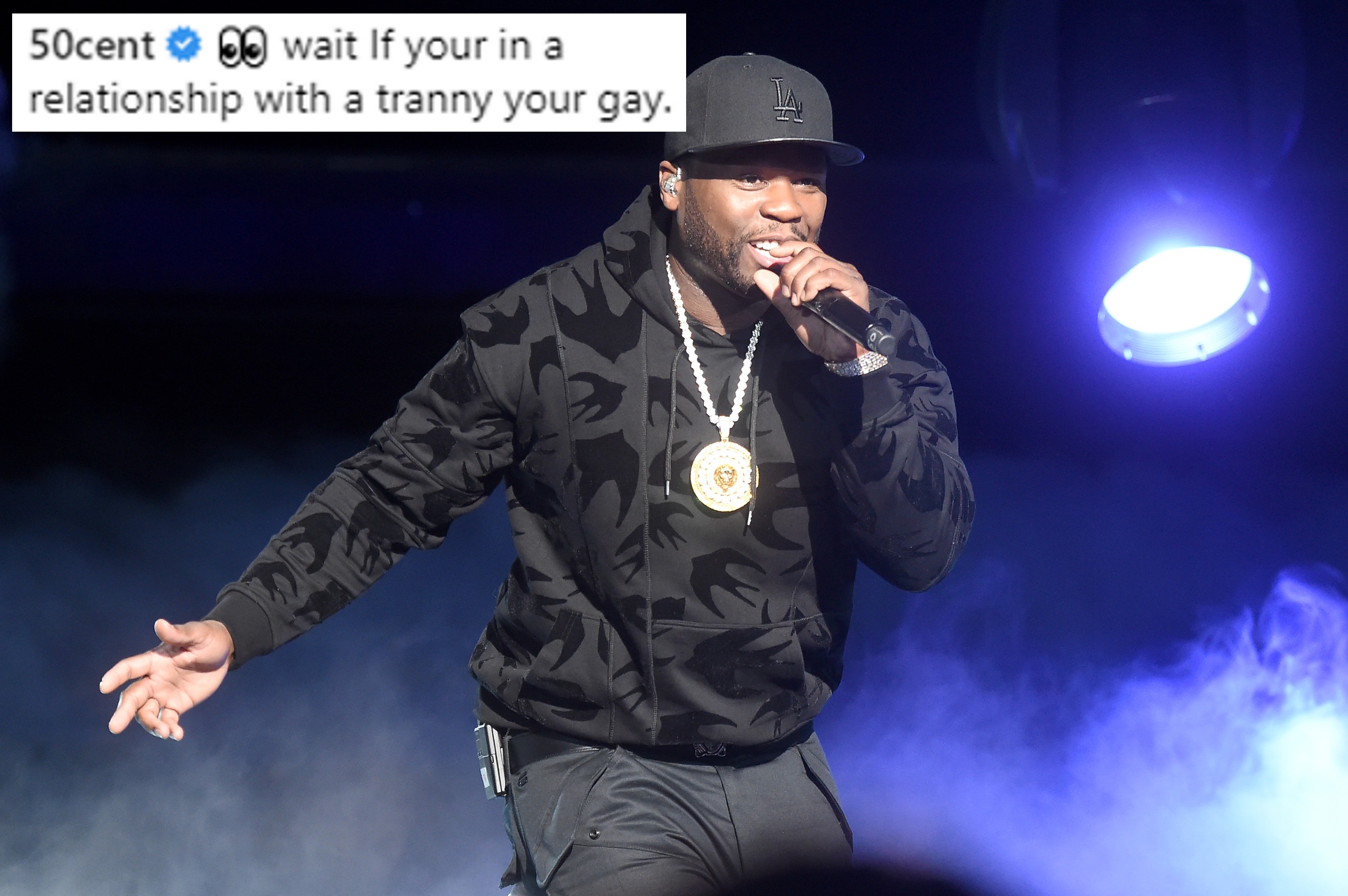 50 Cent tells Young Buck: 'If you're in a relationship with a tranny you're gay'