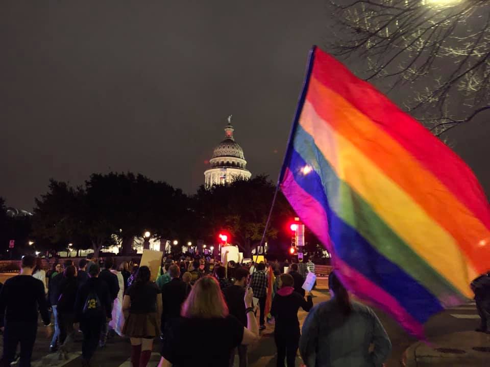 Rally demands end to hate crimes after anti-gay attack in Austin