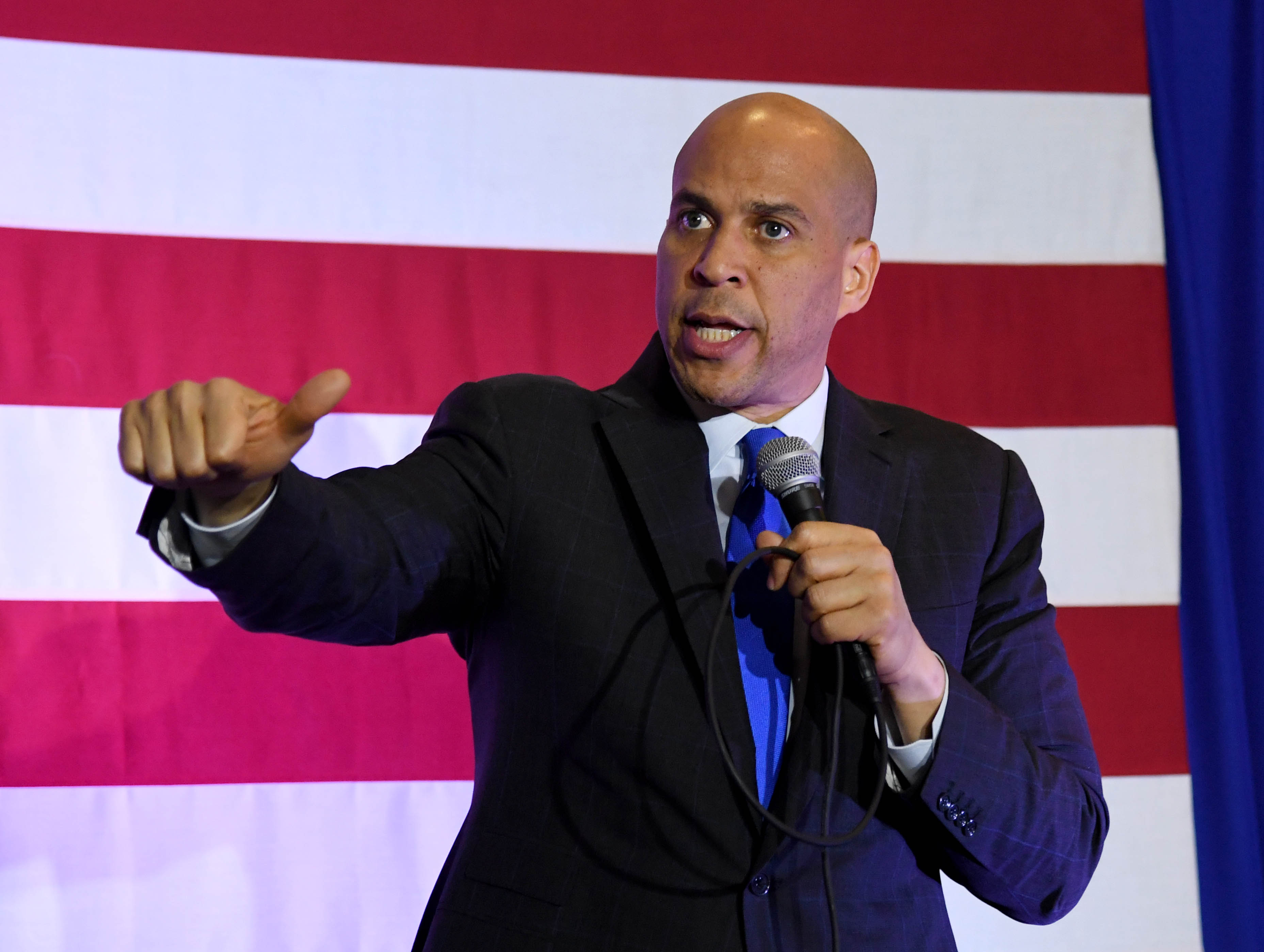 Presidential hopeful Cory Booker pledges to reverse Trump's anti-LGBT policies