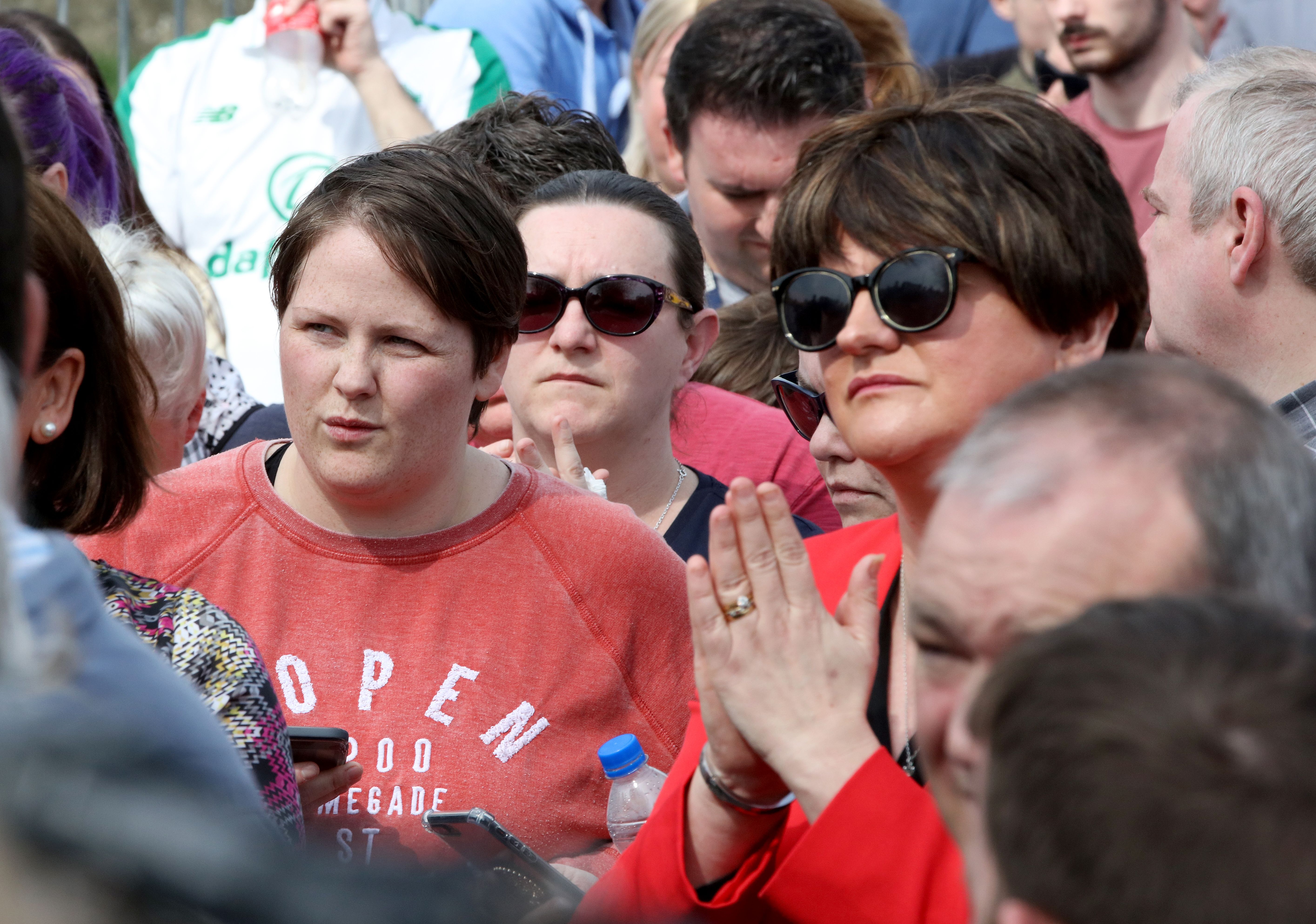 Arlene Foster still opposes equal marriage despite 'sympathy' for Lyra McKee partner