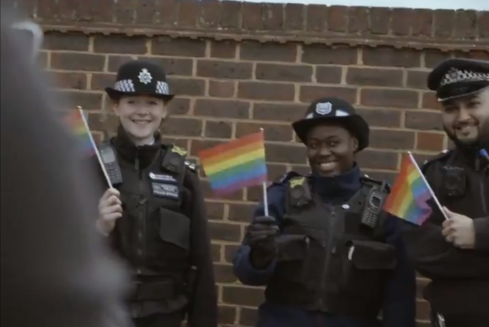 Police officers face probe for 'waving rainbow flags' at Brunei protest