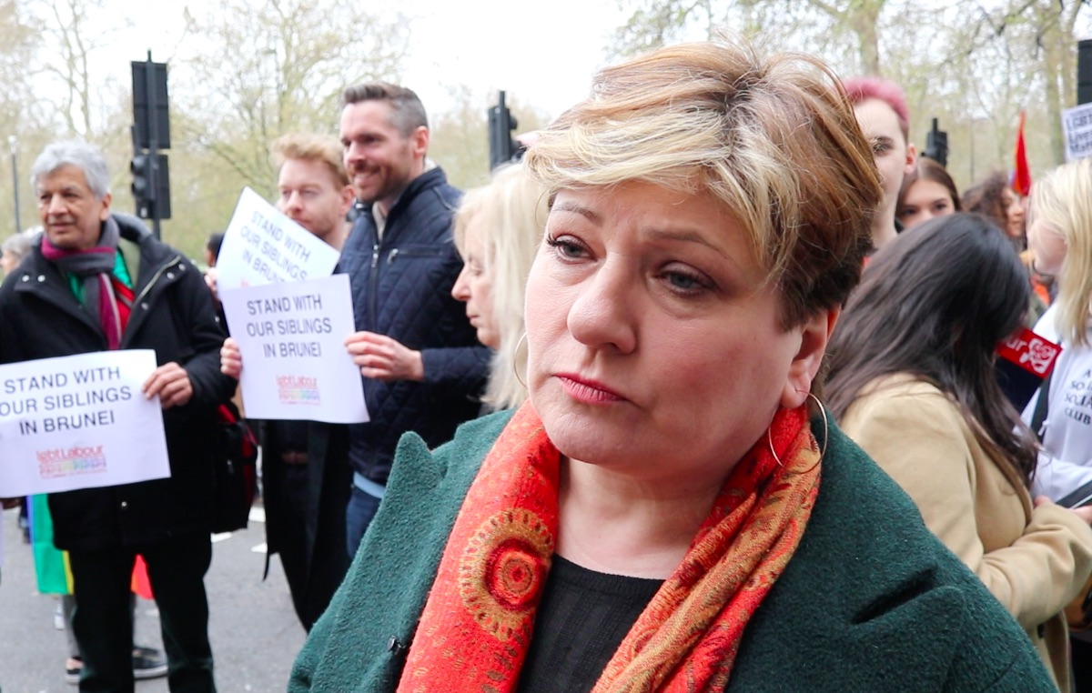 Labour MP Emily Thornberry: Britain should 'chuck' Brunei out Commonwealth