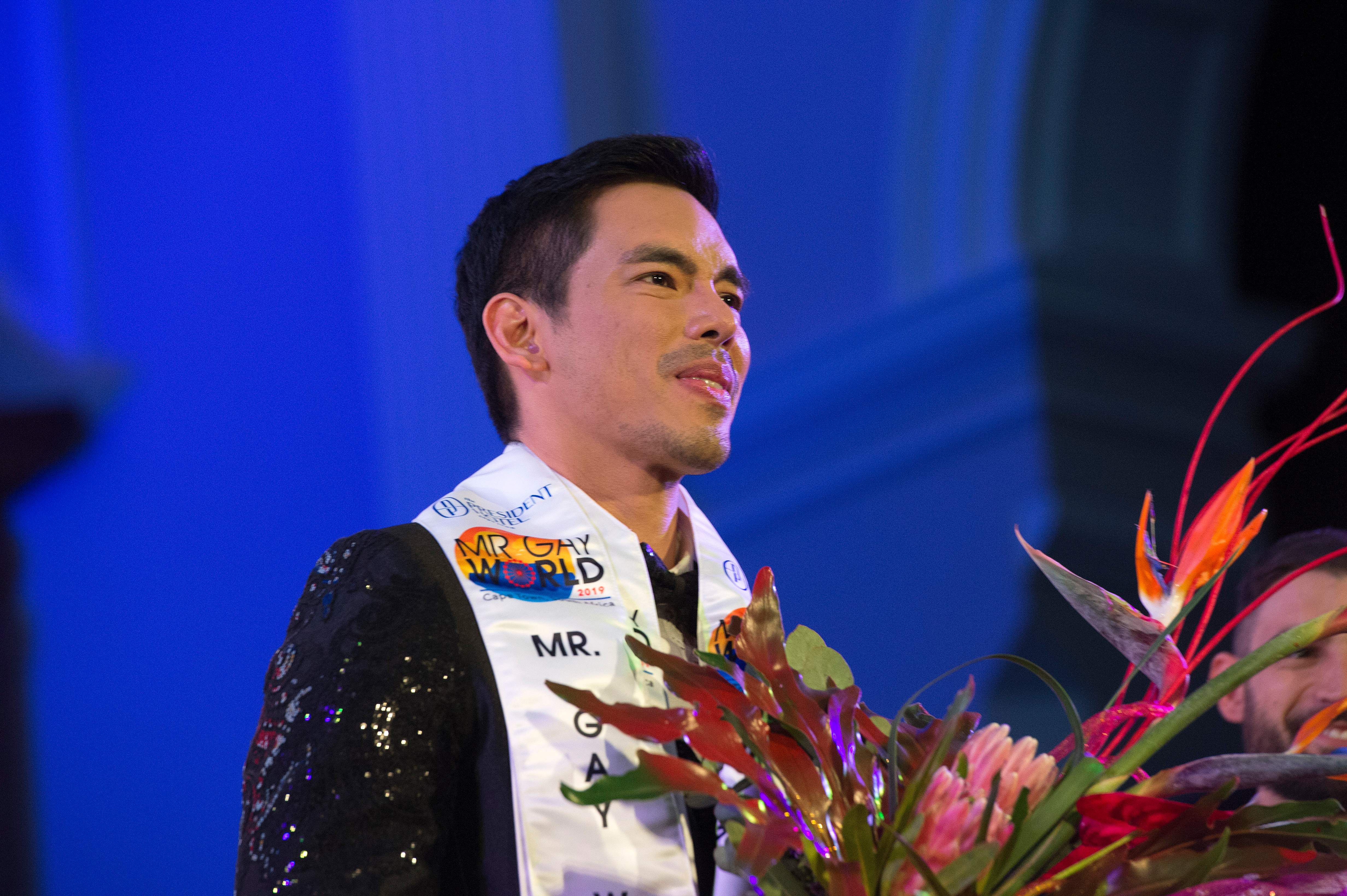 Filipino businessman Janjep Carlos wins Mr Gay World 2019