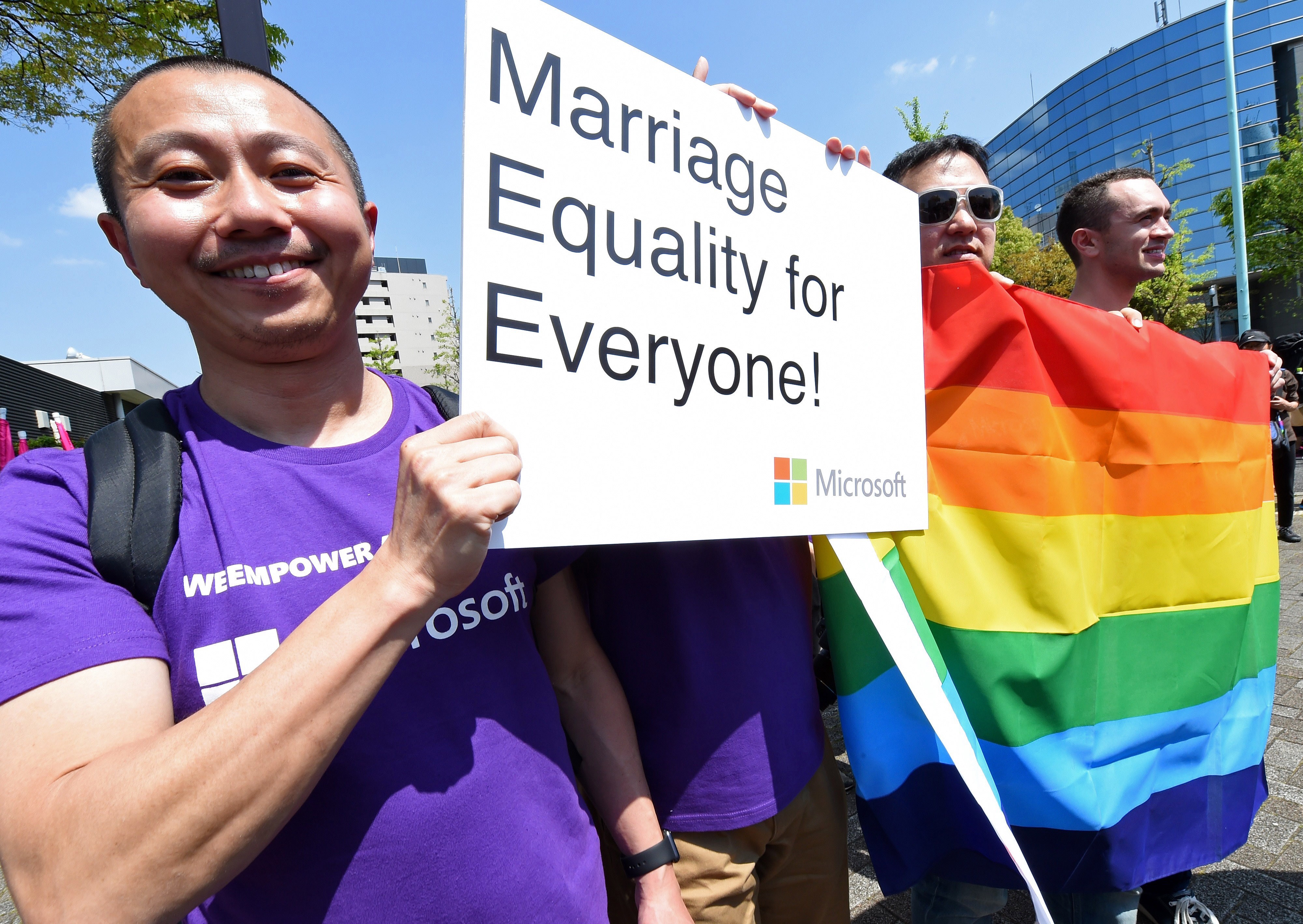Same-sex couples speak out in Japan's first hearing on gay marriage