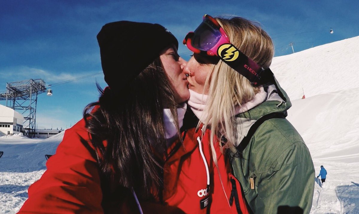 Lesbian Grand Tour driver kisses girlfriend amid homophobia claims