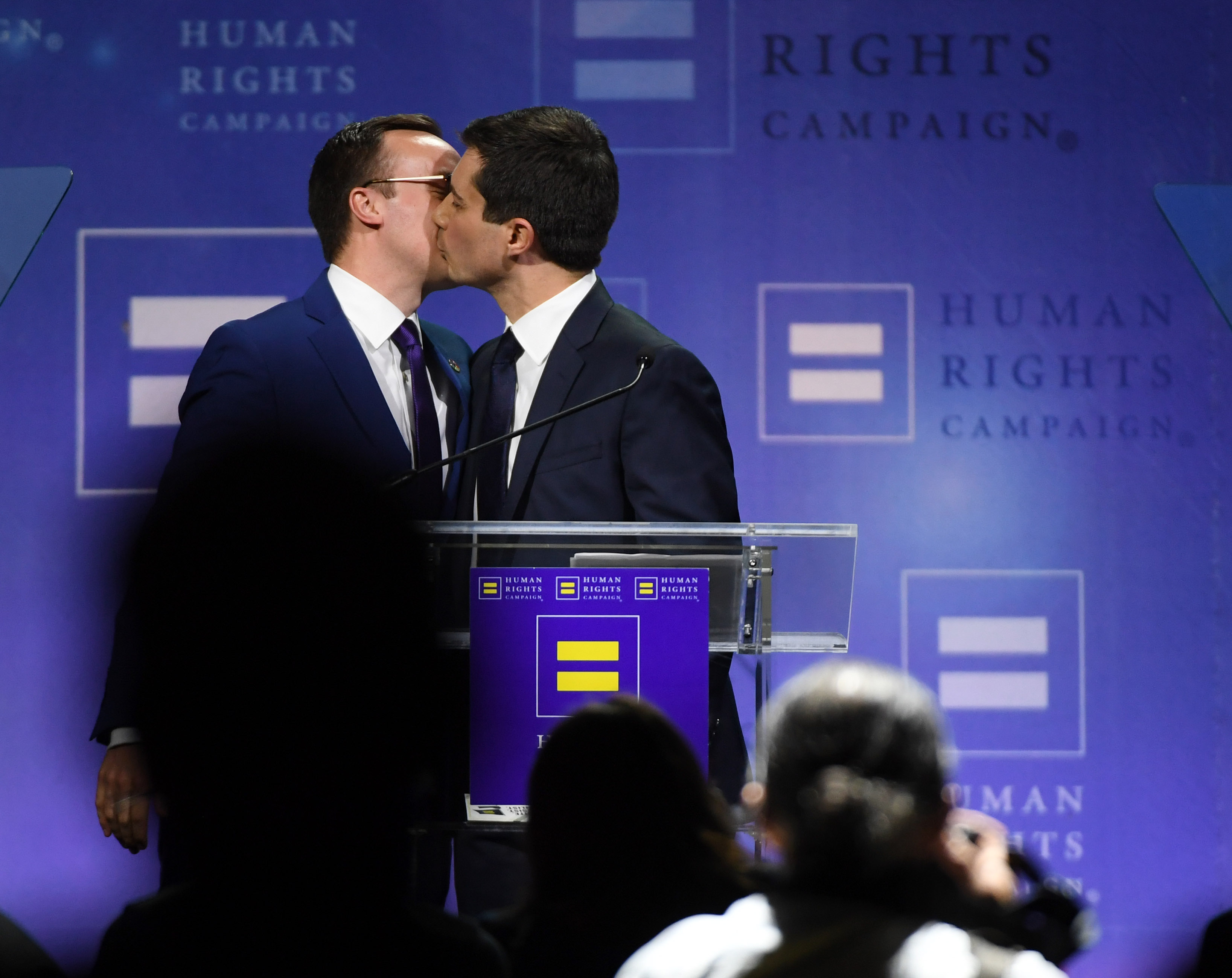 Pete Buttigieg gave a super-emotional speech to LGBT+ campaigners