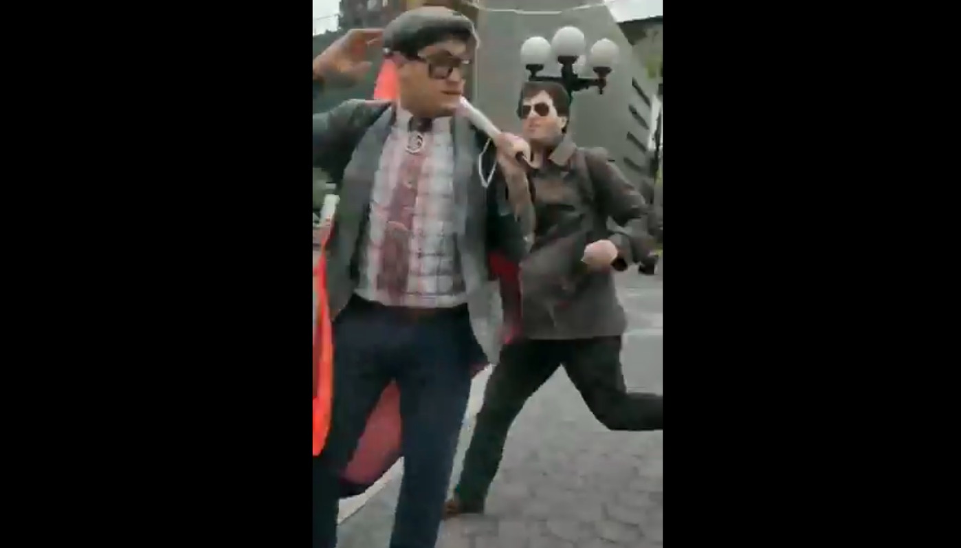 Anti-gay Nazi Jovanni Valle gets egged after homophobic speech