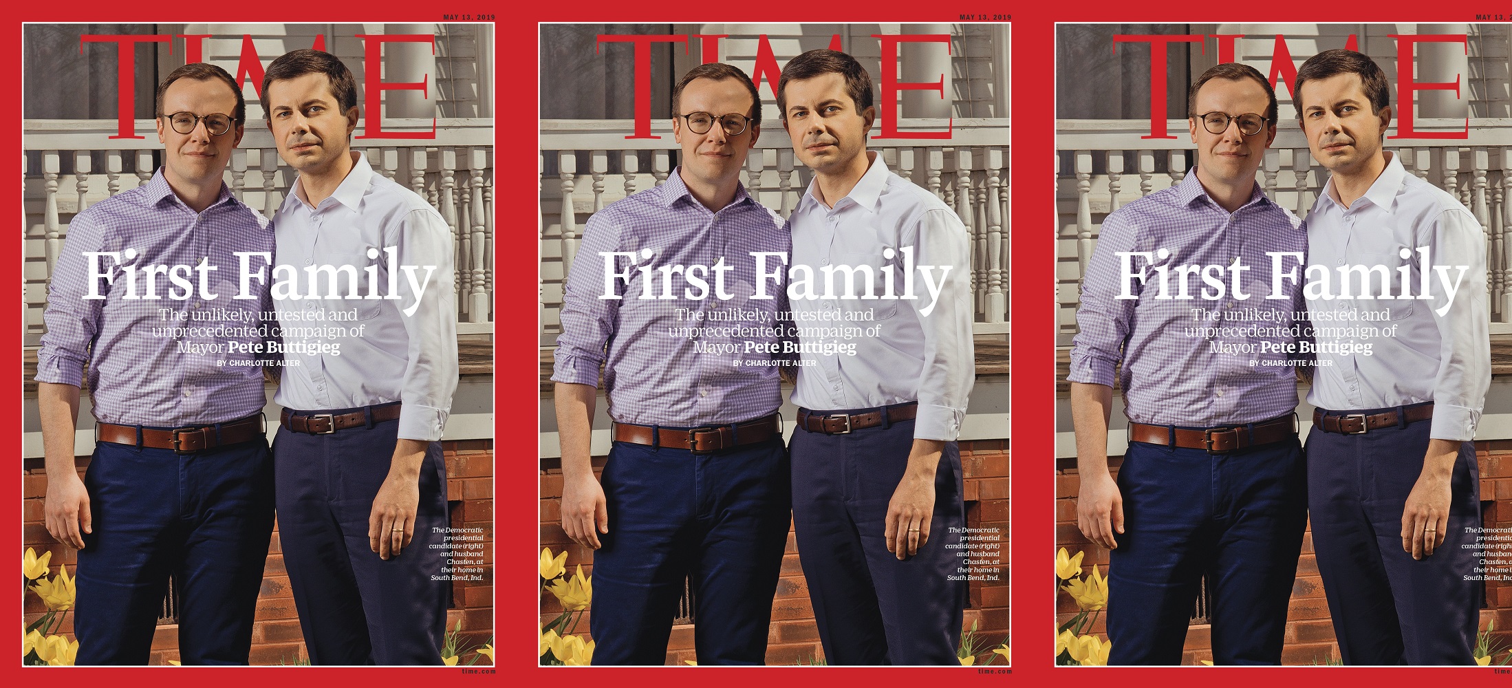 Pete Buttigieg and husband Chasten appear on cover of TIME Magazine