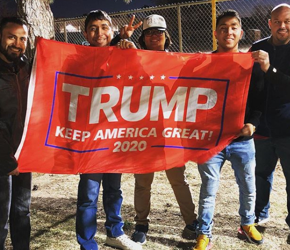 Donald Trump celebrates victory in New Hampshire