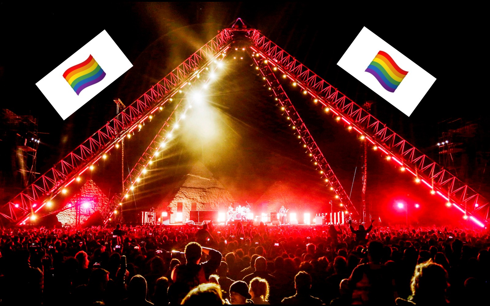Pride flag 'banned' from Red Hot Chili Peppers concert in Egypt