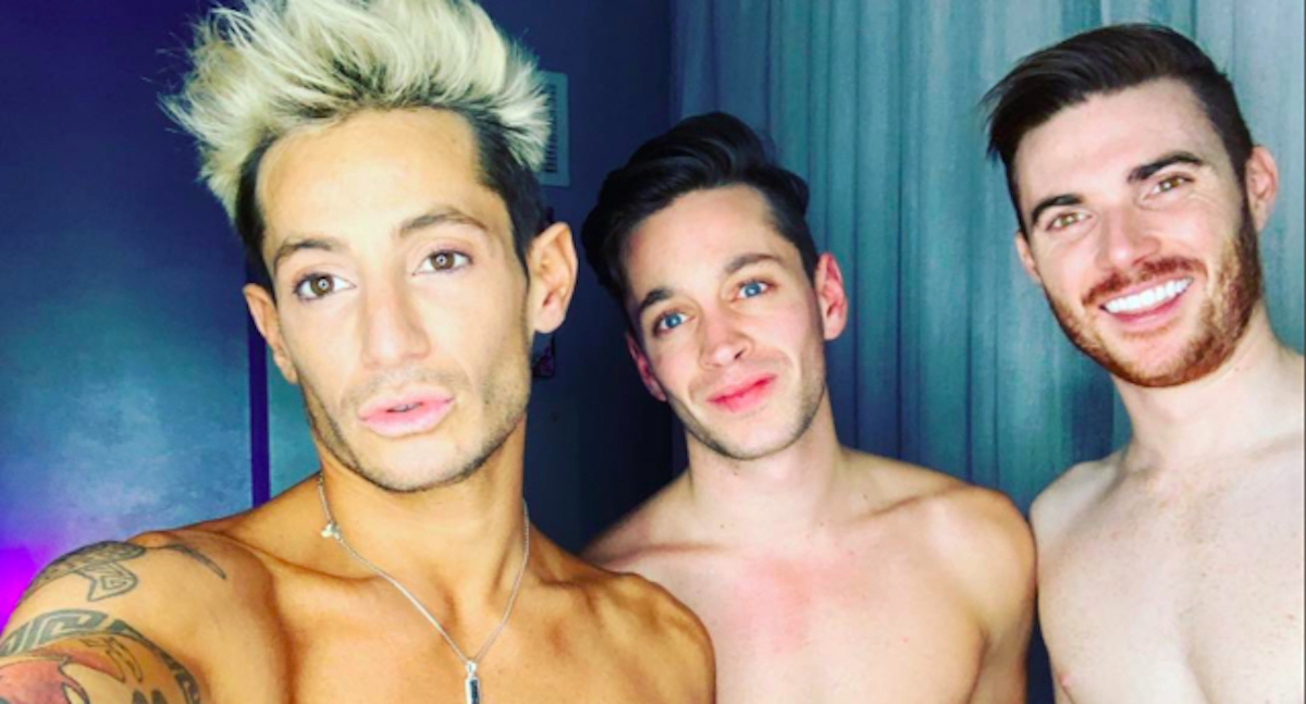 Frankie Grande splits 'amicably' from his throuple