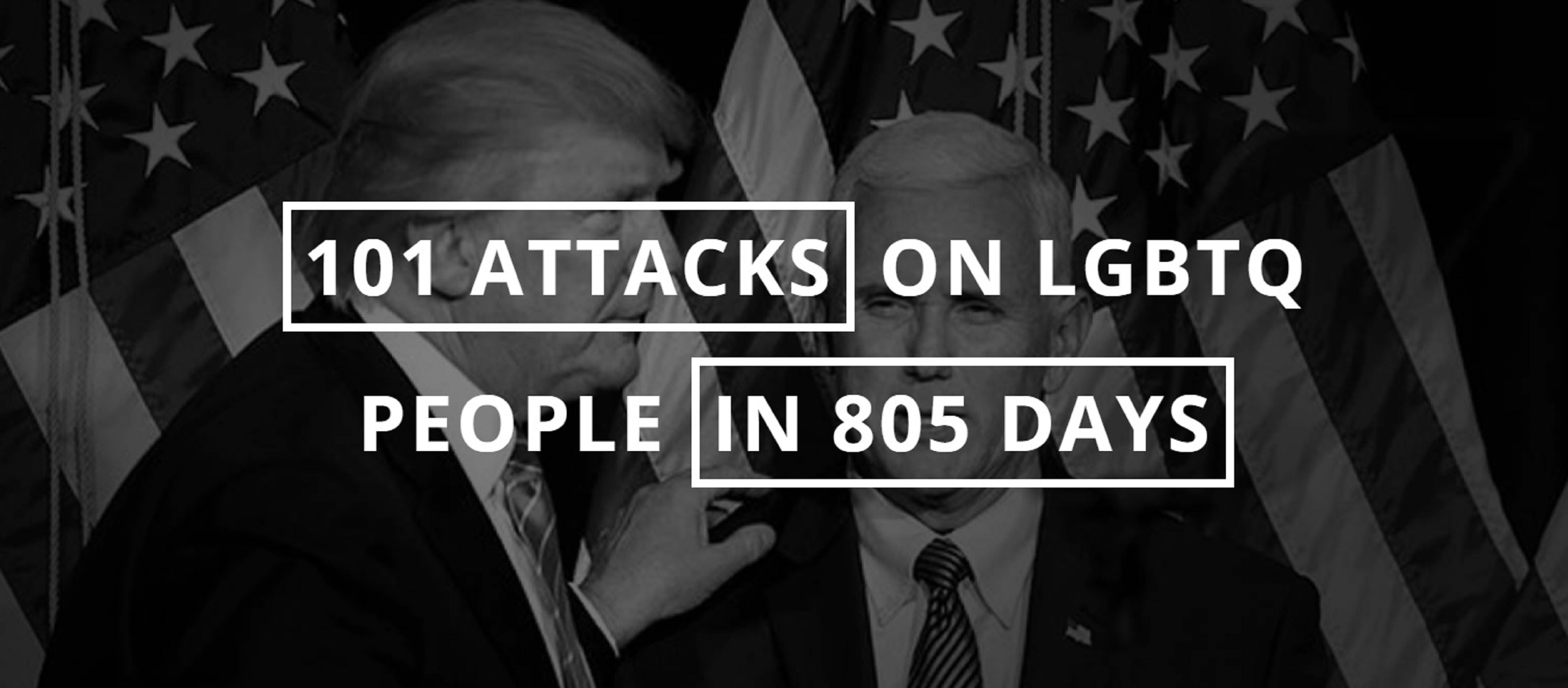 Trump administration has attacked LGBT rights more than 100 times