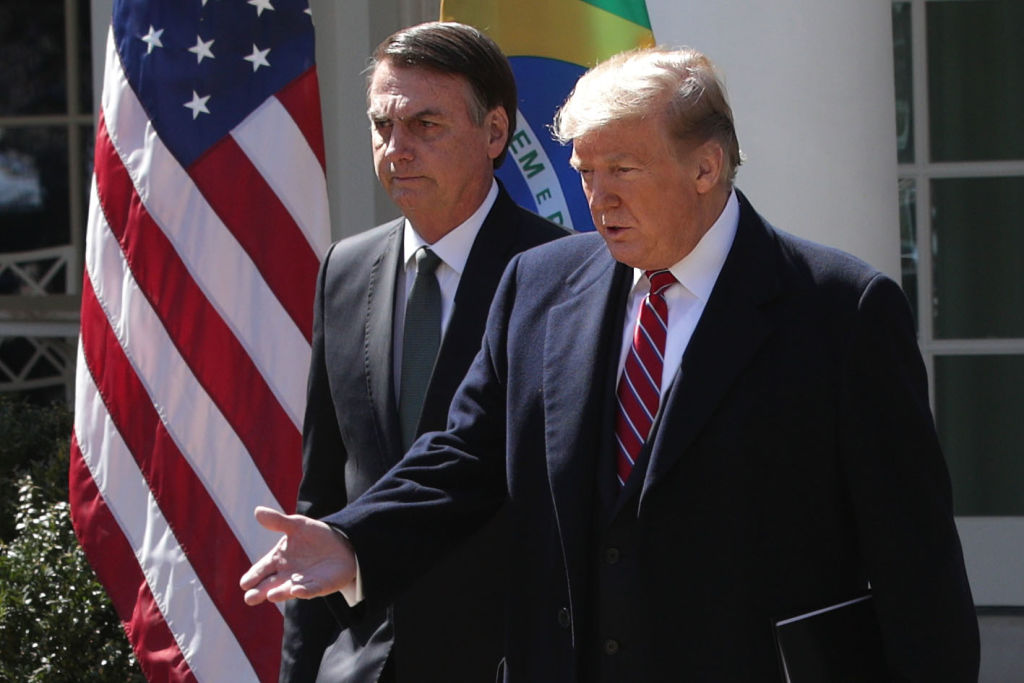 Jair Bolsonaro lauds 'traditional family lifestyles' during White House visit