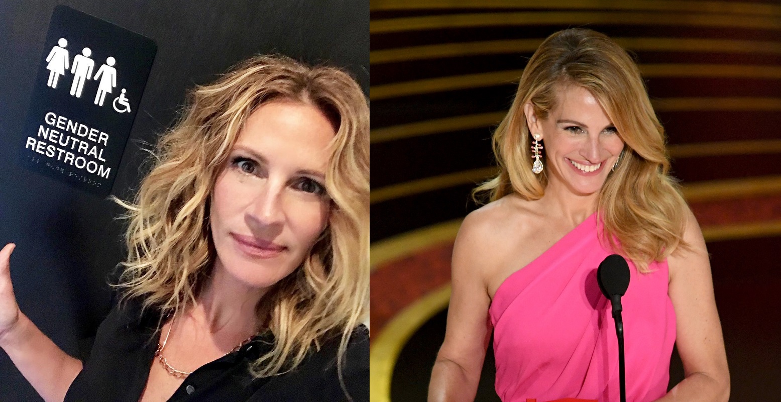 Julia Roberts supports gender-neutral bathrooms