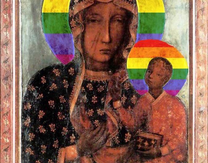 Activist detained by police in Poland over LGBT Virgin Mary images
