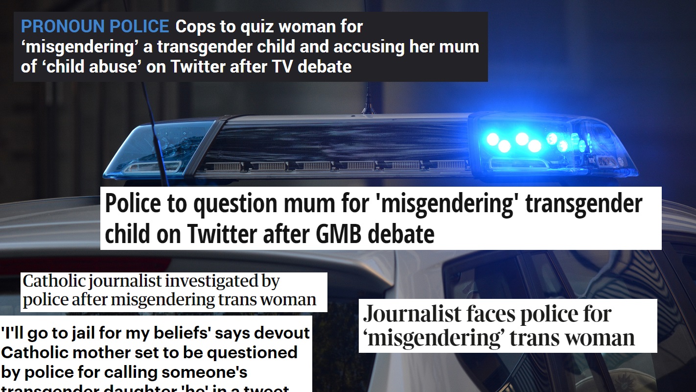 No, police are not investigating woman for 'misgendering' Mermaids CEO's trans daughter