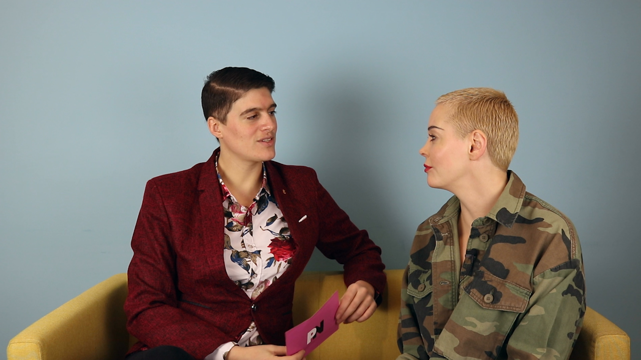 Rose McGowan and Rain Dove on their first date and falling in love