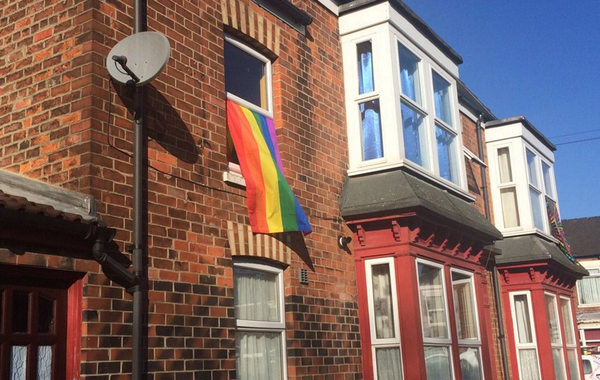 Rainbow flags flown for lesbian couple who were called 'immoral and wrong' in Hull