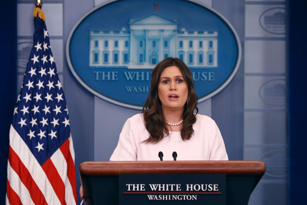 Sarah Sanders urged to resign over trans military ban 'misinformation'