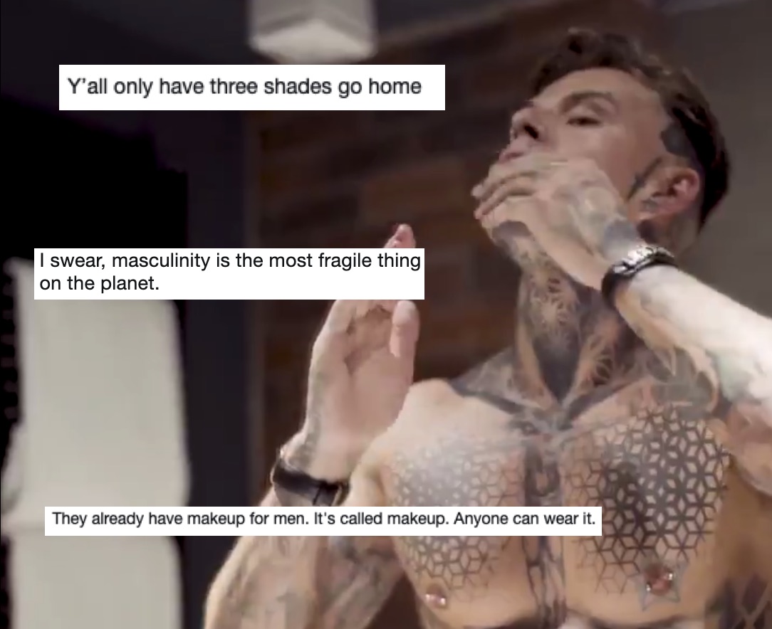 Twitter users are roasting War Paint, a make-up brand 'specifically for men'