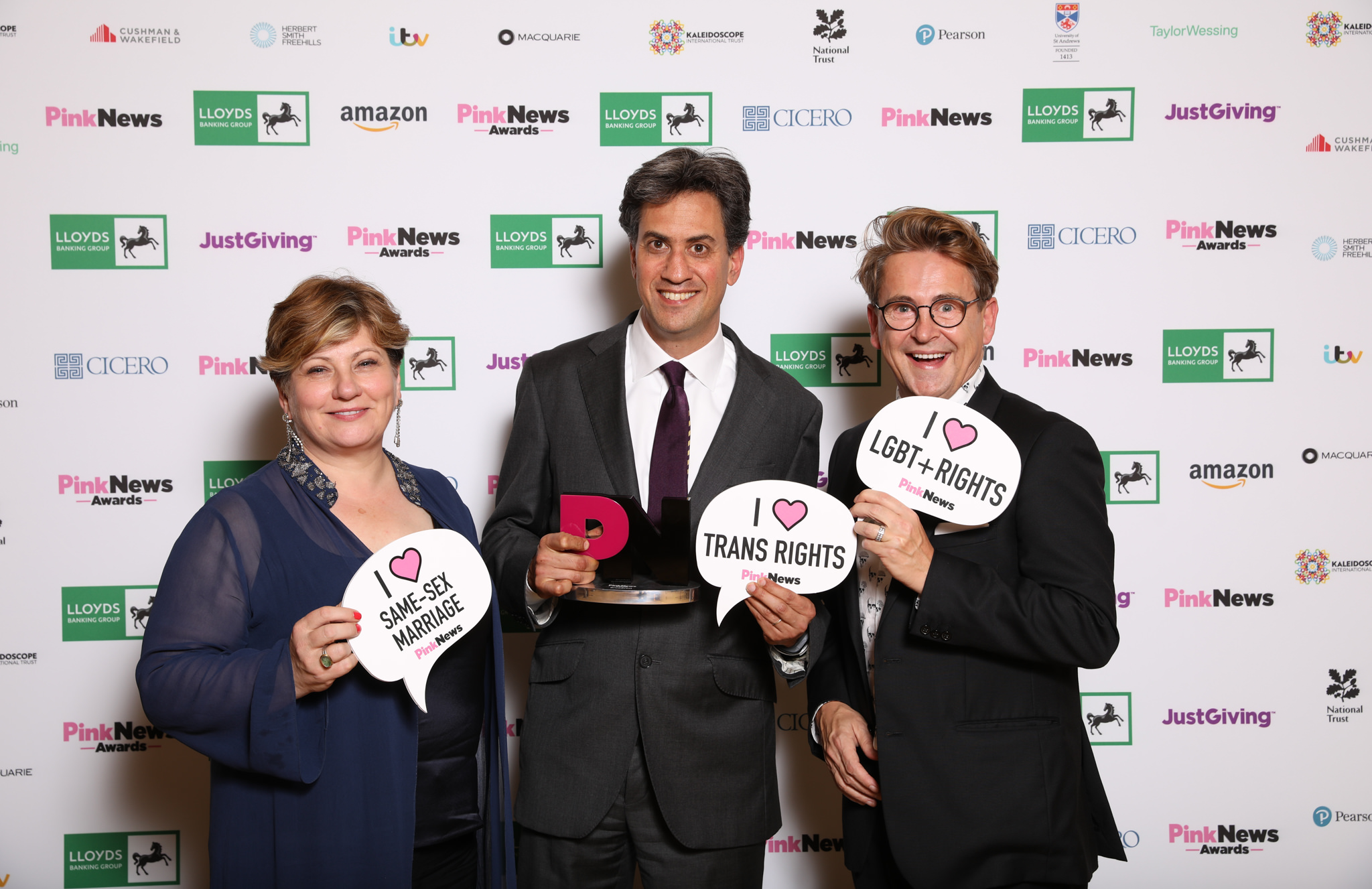 PinkNews Awards 2018 complete winners list