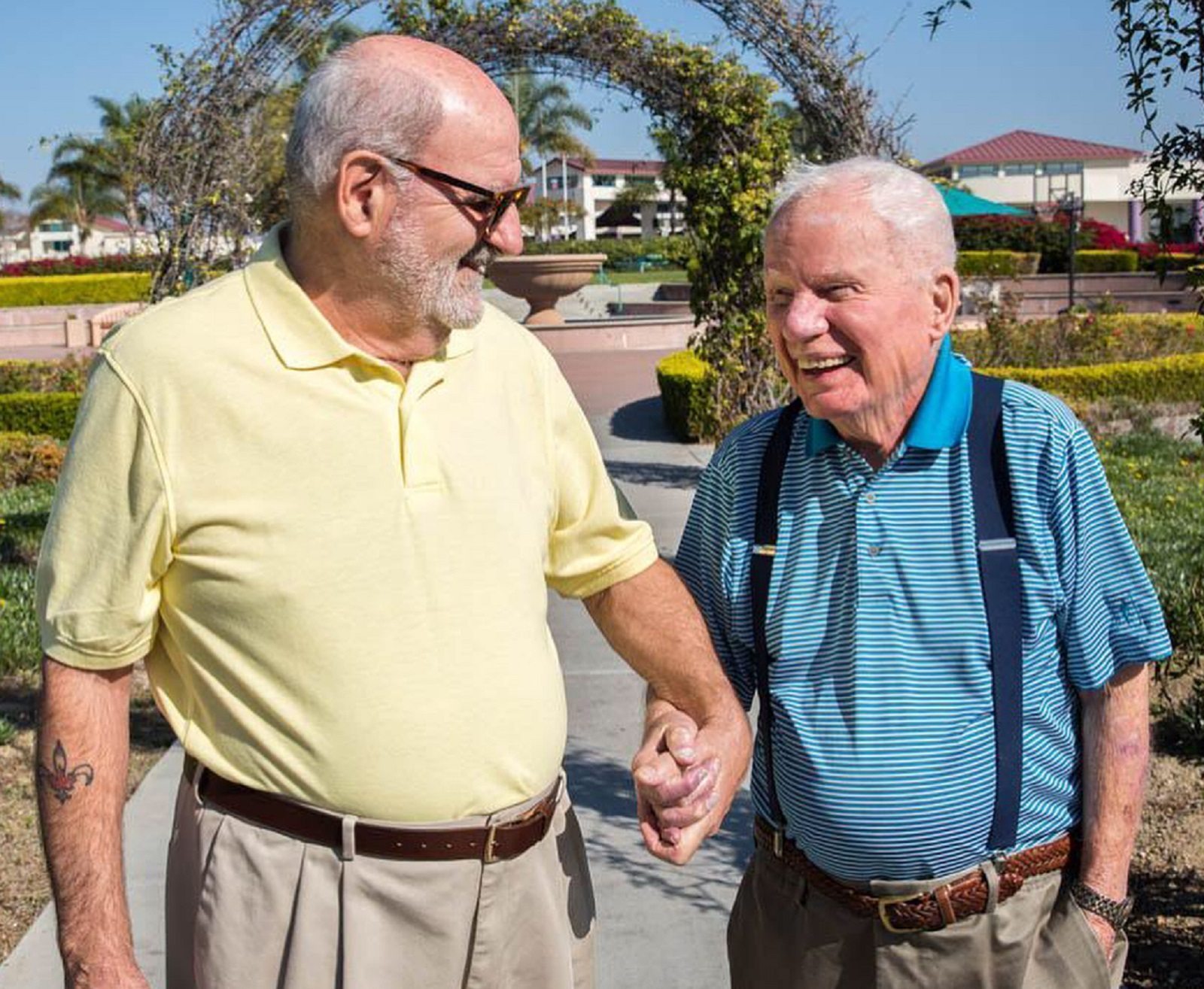 100-year-old World War II veteran celebrates 25 years with his husband