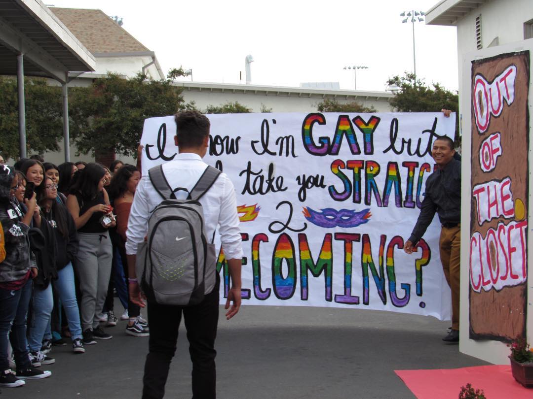 Gay teen asks his straight friend to homecoming, and it's super emotional