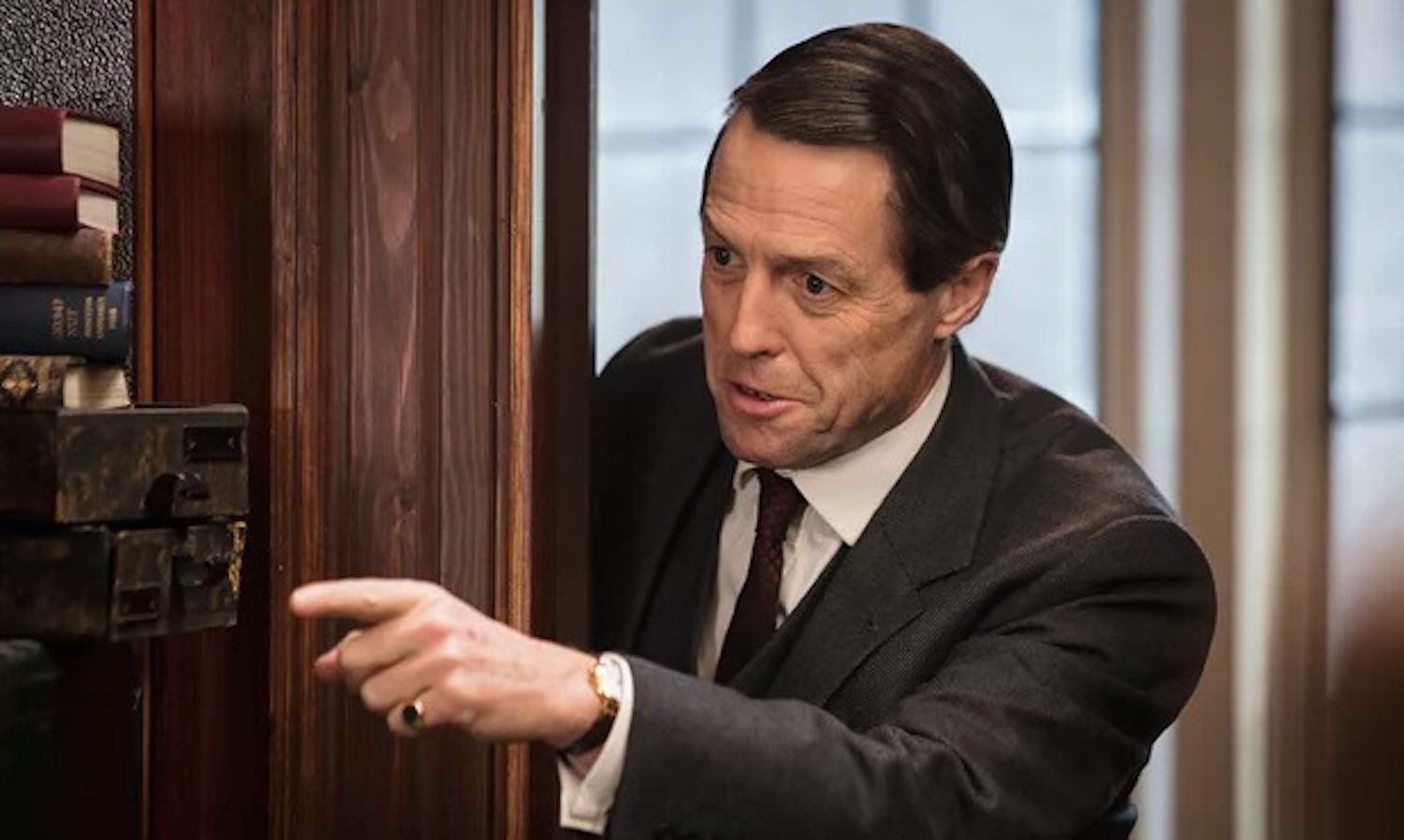 Hugh Grant discusses gay sex scenes with Ben Whishaw: 'We just went for it. I got a rash from Ben's beard'