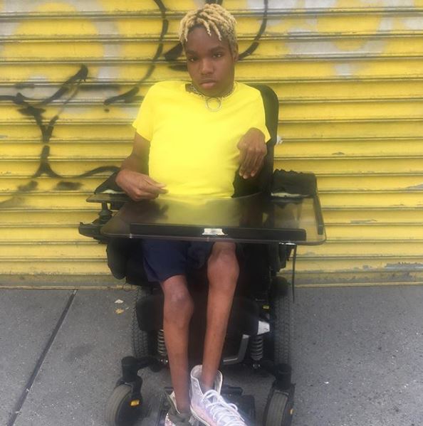 Trans model with cerebral palsy Aaron Philip signed by major modelling agency