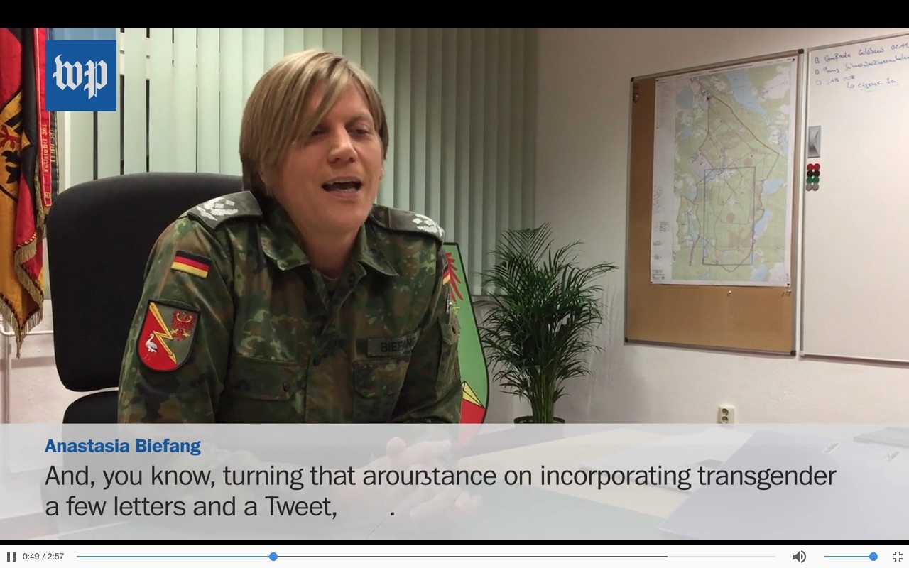 Germany's first out trans military commander hits out at Trump's trans ban