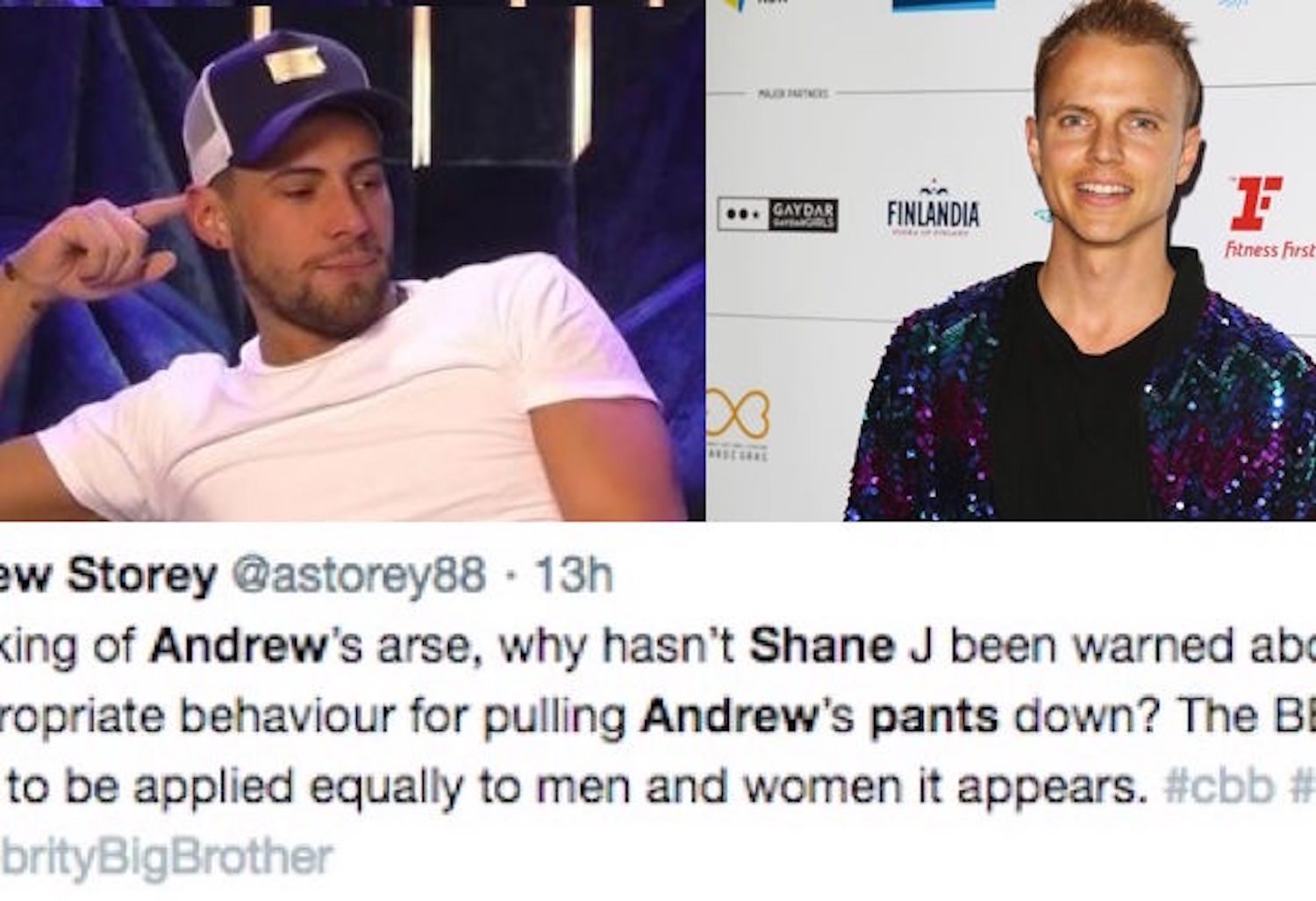 Celebrity Big Brother: Did Courtney Act go too far when they pulled down Andrew Brady's pants?