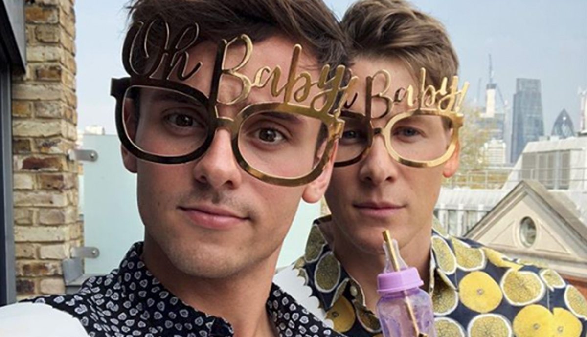 Tom Daley and Dustin Lance Black had a 'surprise' baby shower and it looked beautiful