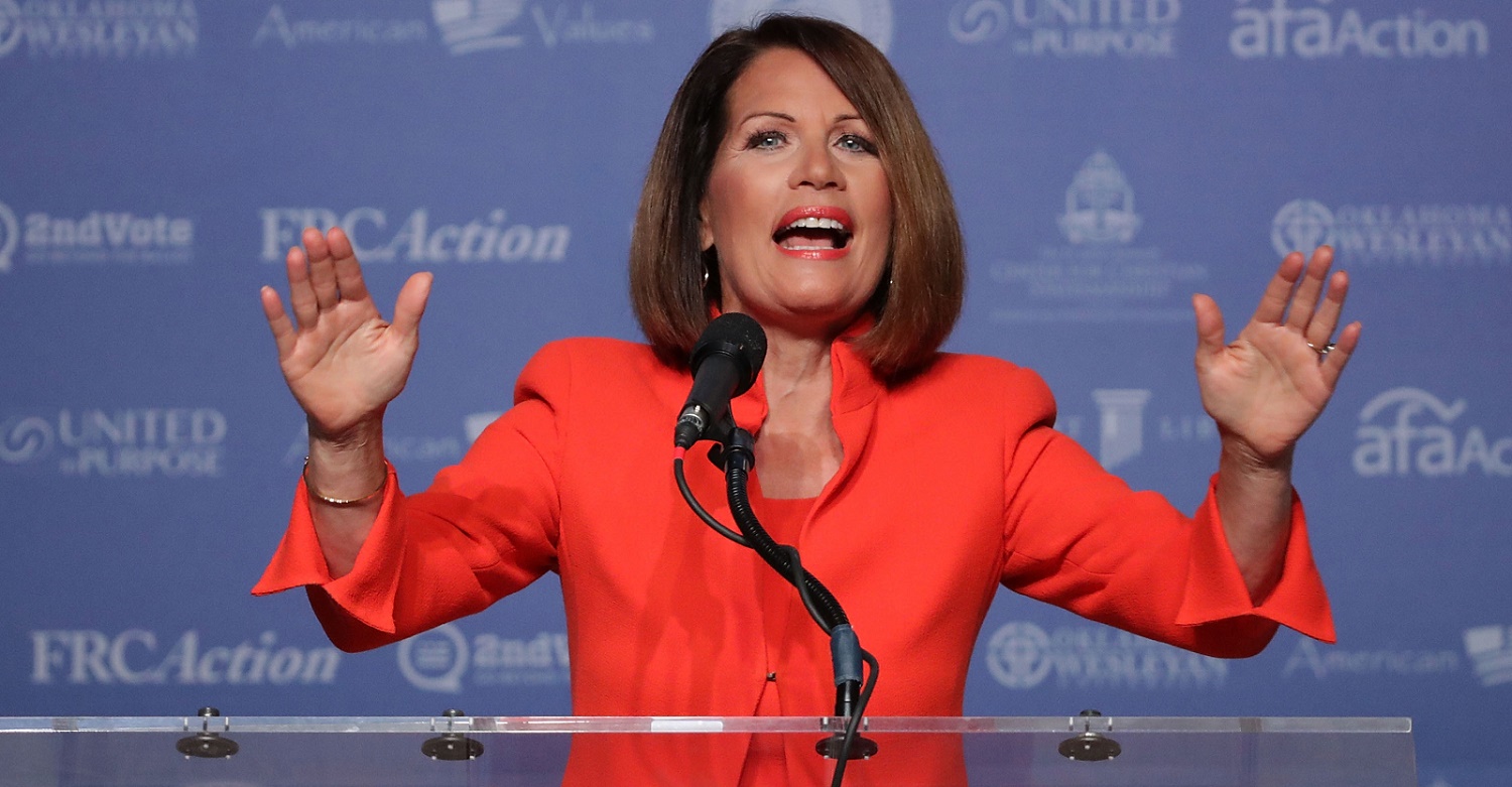 'America's biggest homophobe' Michele Bachmann thinks her vote for Donald Trump was stolen by Satan himself
