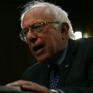 Democratic Presidential hopeful Bernie Sanders speaks at anti-gay Christian university