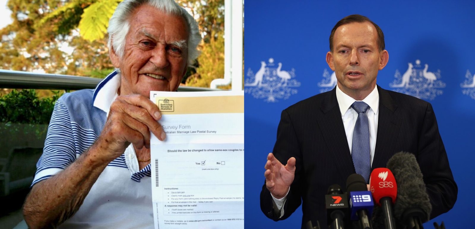Anti-gay leader Tony Abbott calls 87-year-old Bob Hawke a 'silly old bugger' over equal marriage