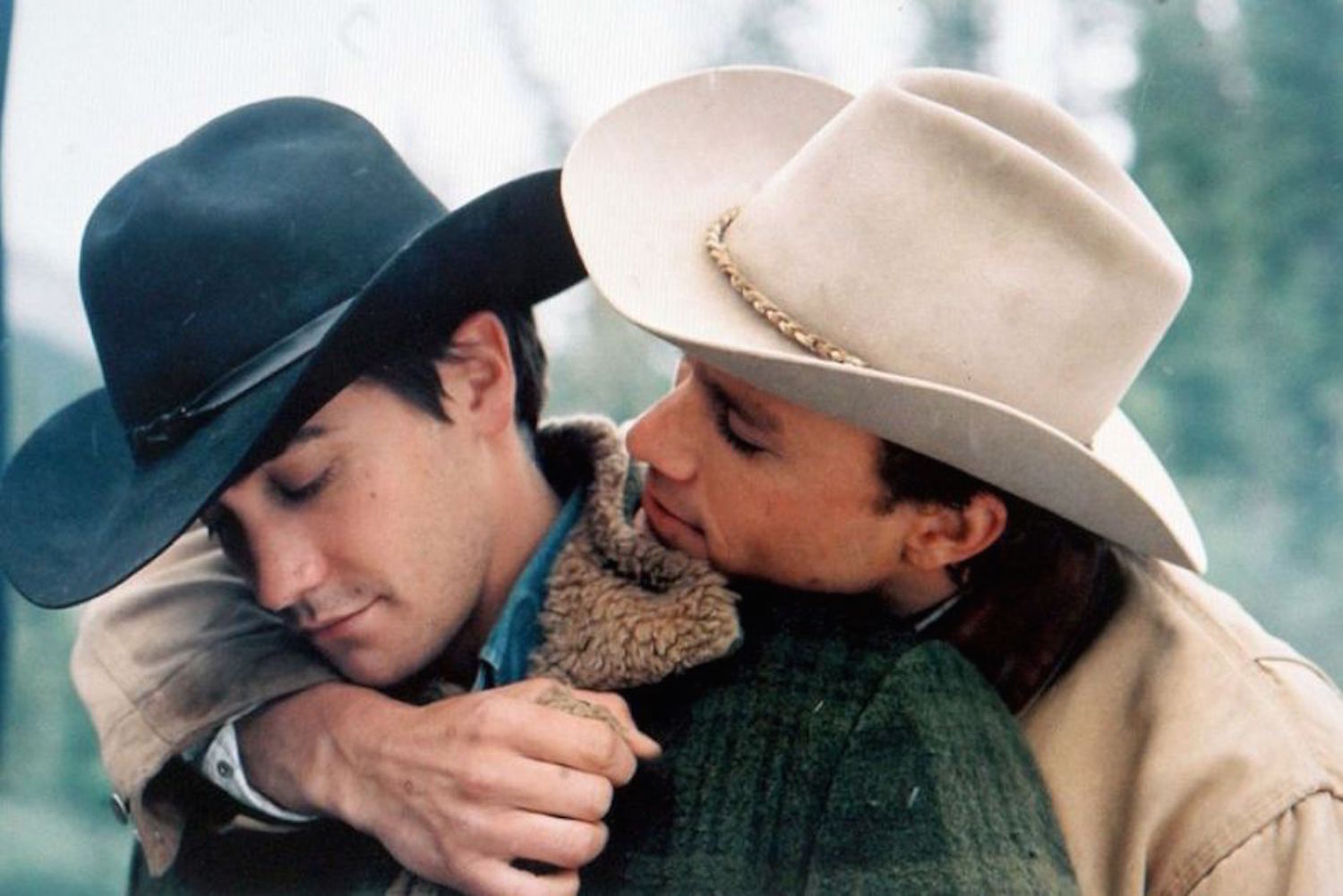 Jake Gyllenhaal and Heath Ledger in Brokeback Mountain