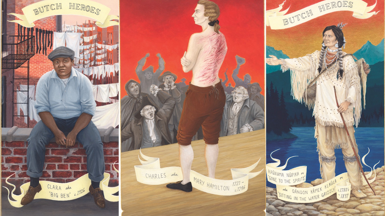 Butch Heroes illustrations show the power of butch in history