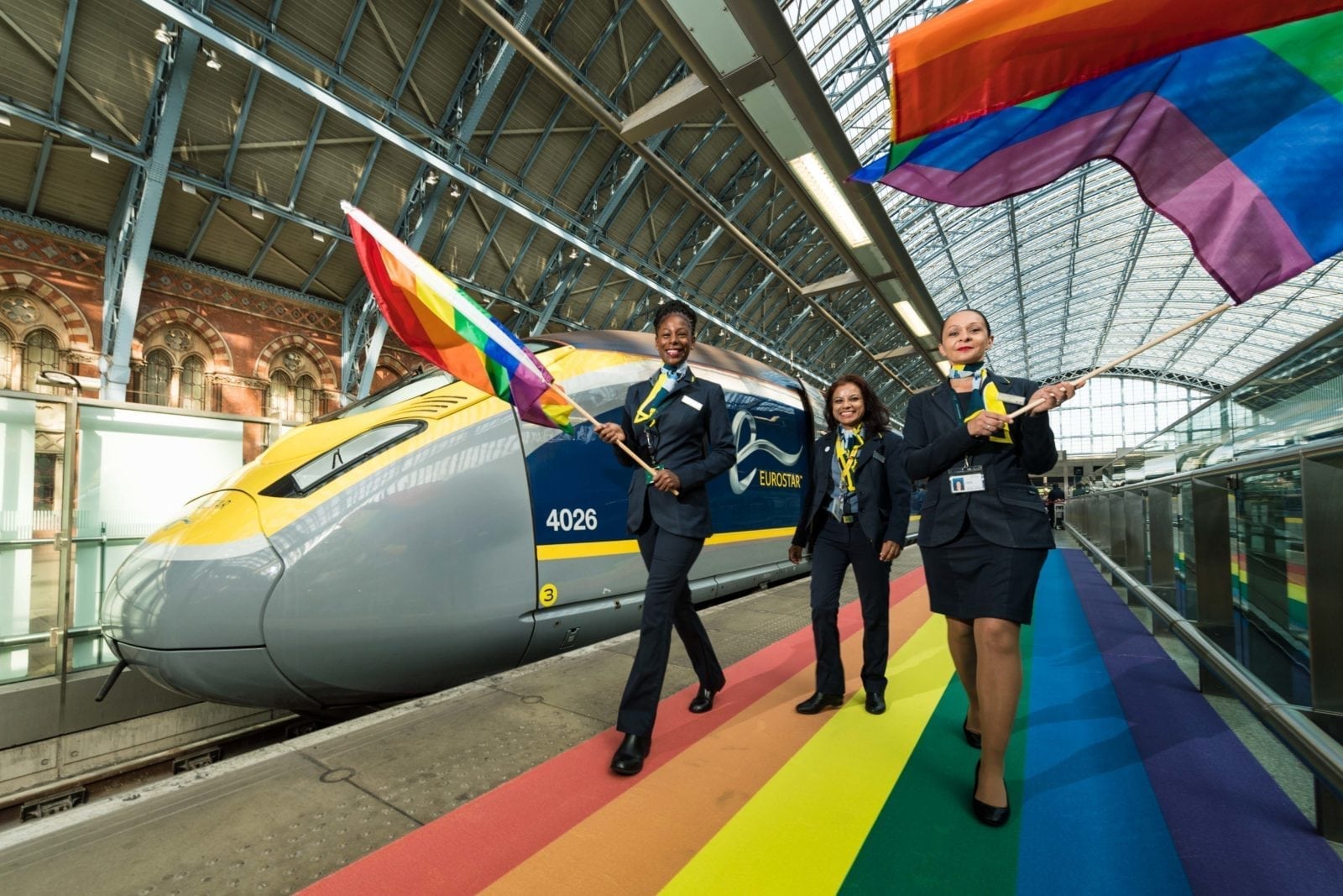 Eurostar and Transport for London roll out the rainbow carpet for Pride in London