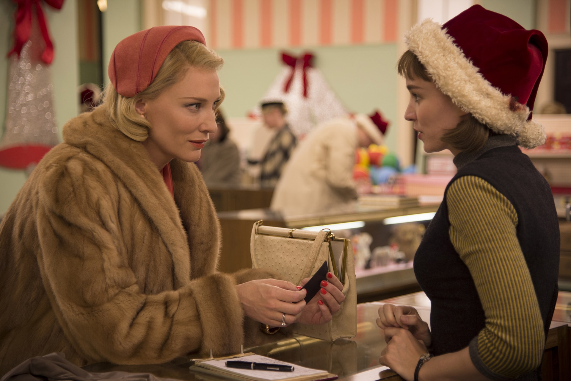Cate Blanchett and Rooney Mara in Carol