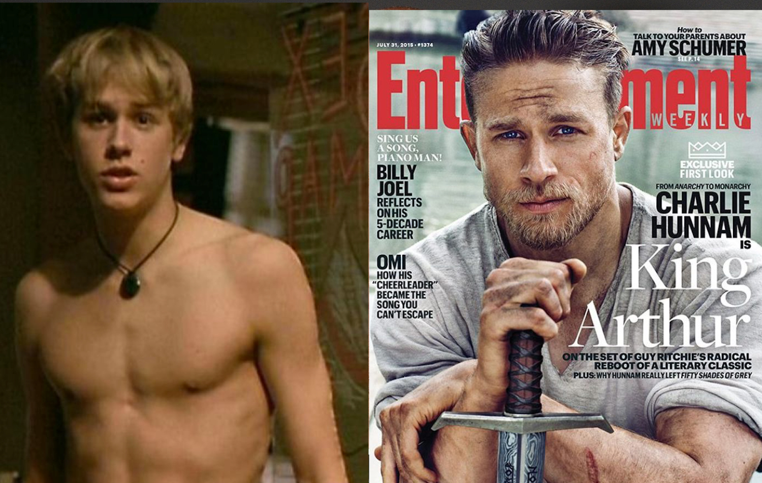 Look who it is: Queer as Folk's Charlie Hunnam as King Arthur