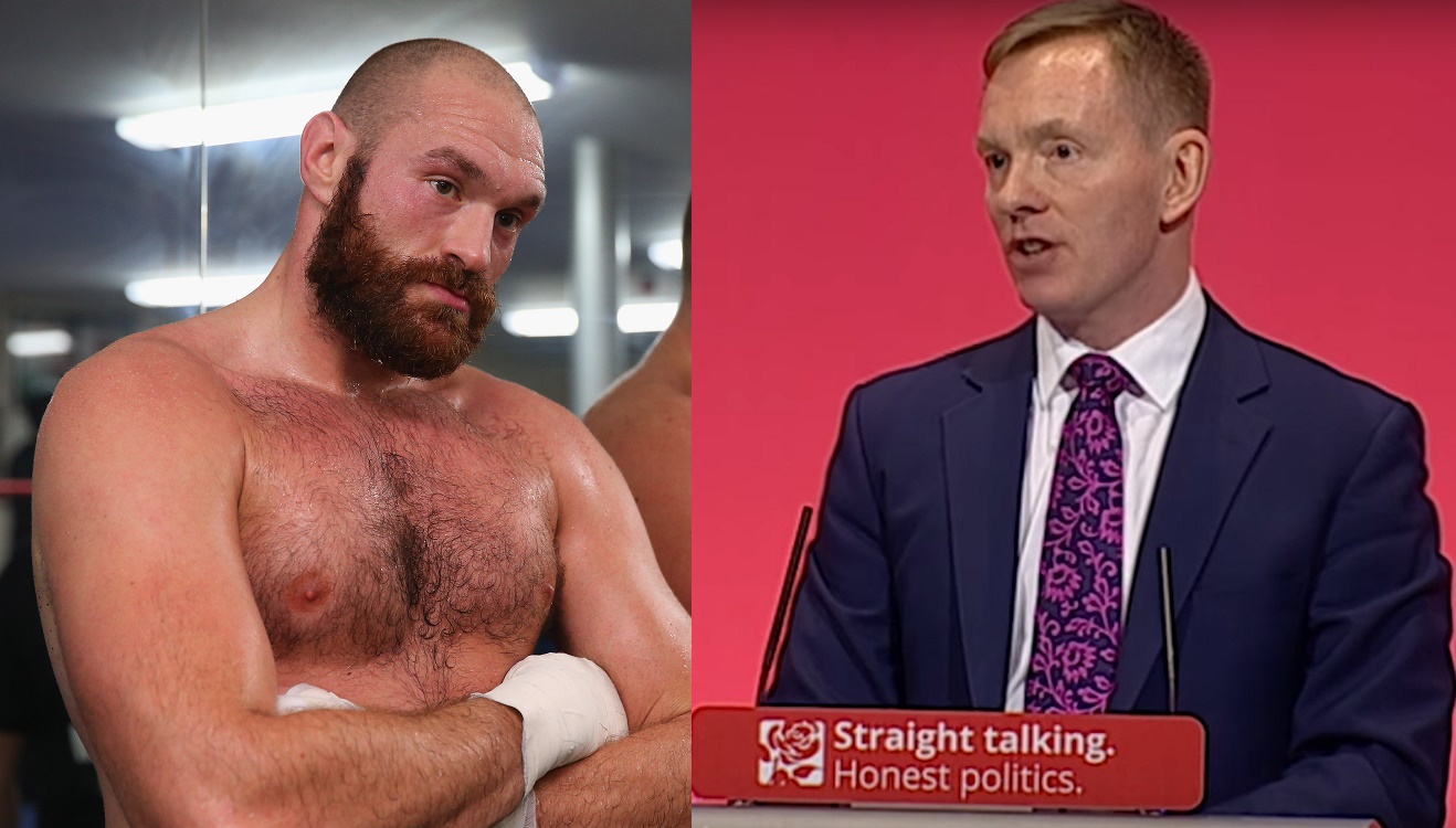 Labour's Chris Bryant wants to go head-to-head with 'homophobic' boxing champ Tyson Fury