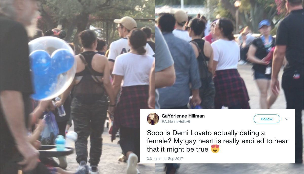 Demi Lovato might have a girlfriend, and the internet is excited