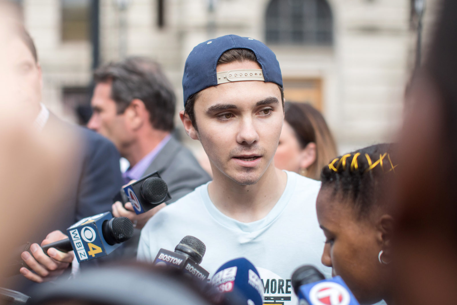 US school shooting survivor David Hogg addresses trans murders at AIDS conference