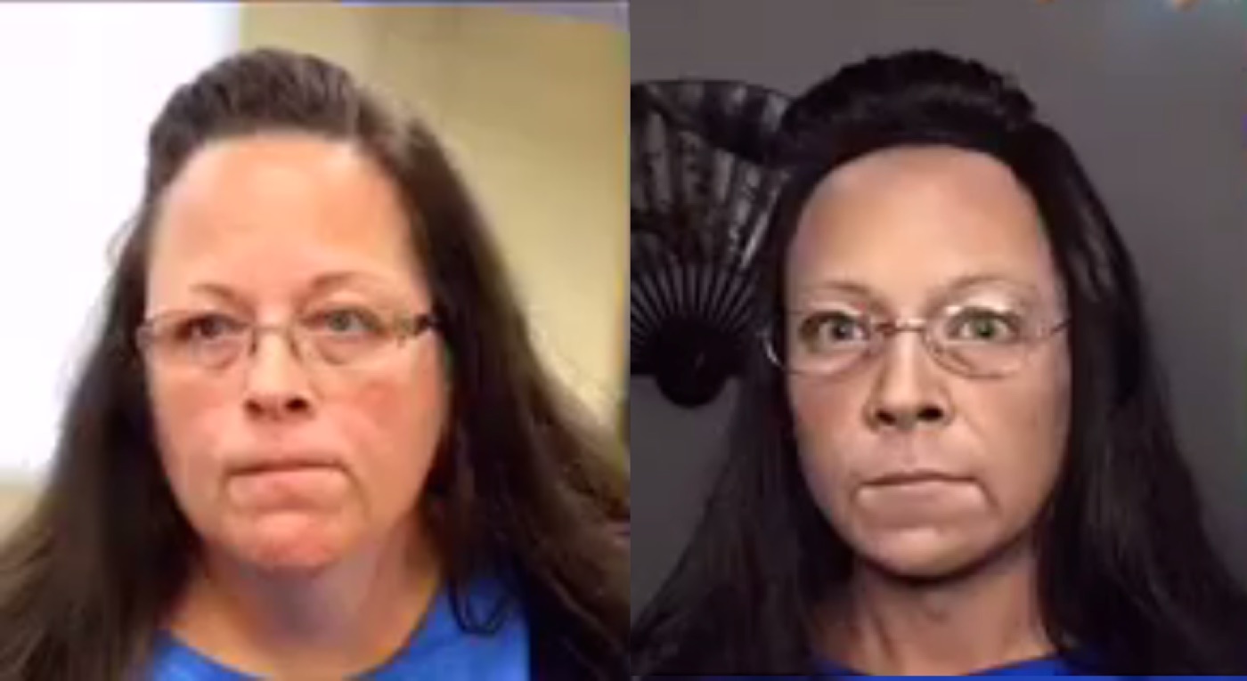 Someone did a Kim Davis makeup tutorial and it is spectacular