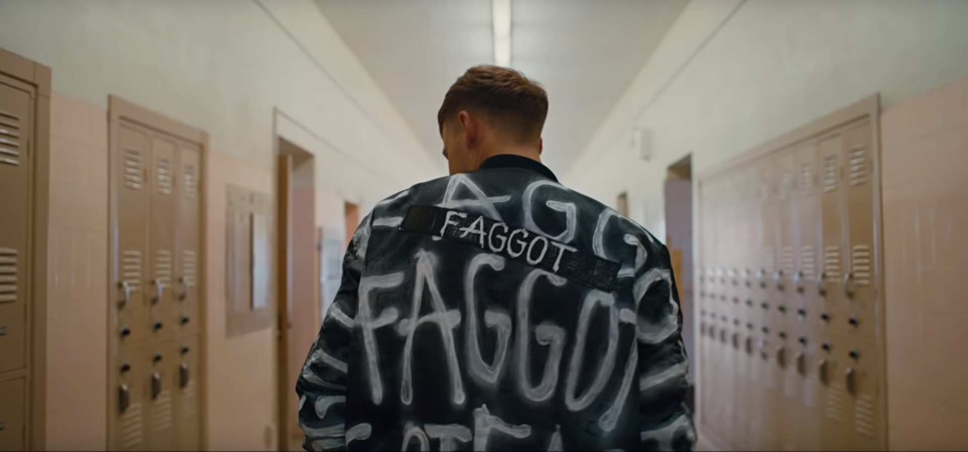 Diesel selling £350 jacket with 'faggot' written all over it