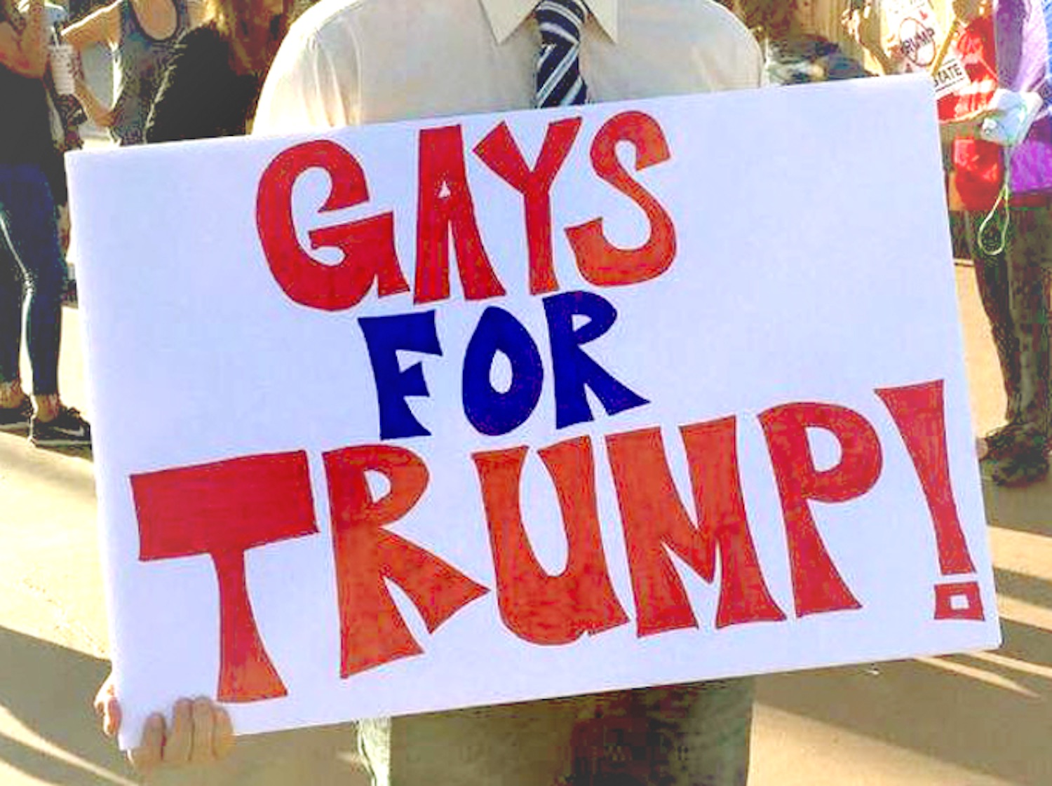 They're not done yet! Gays For Trump march in second annual rally