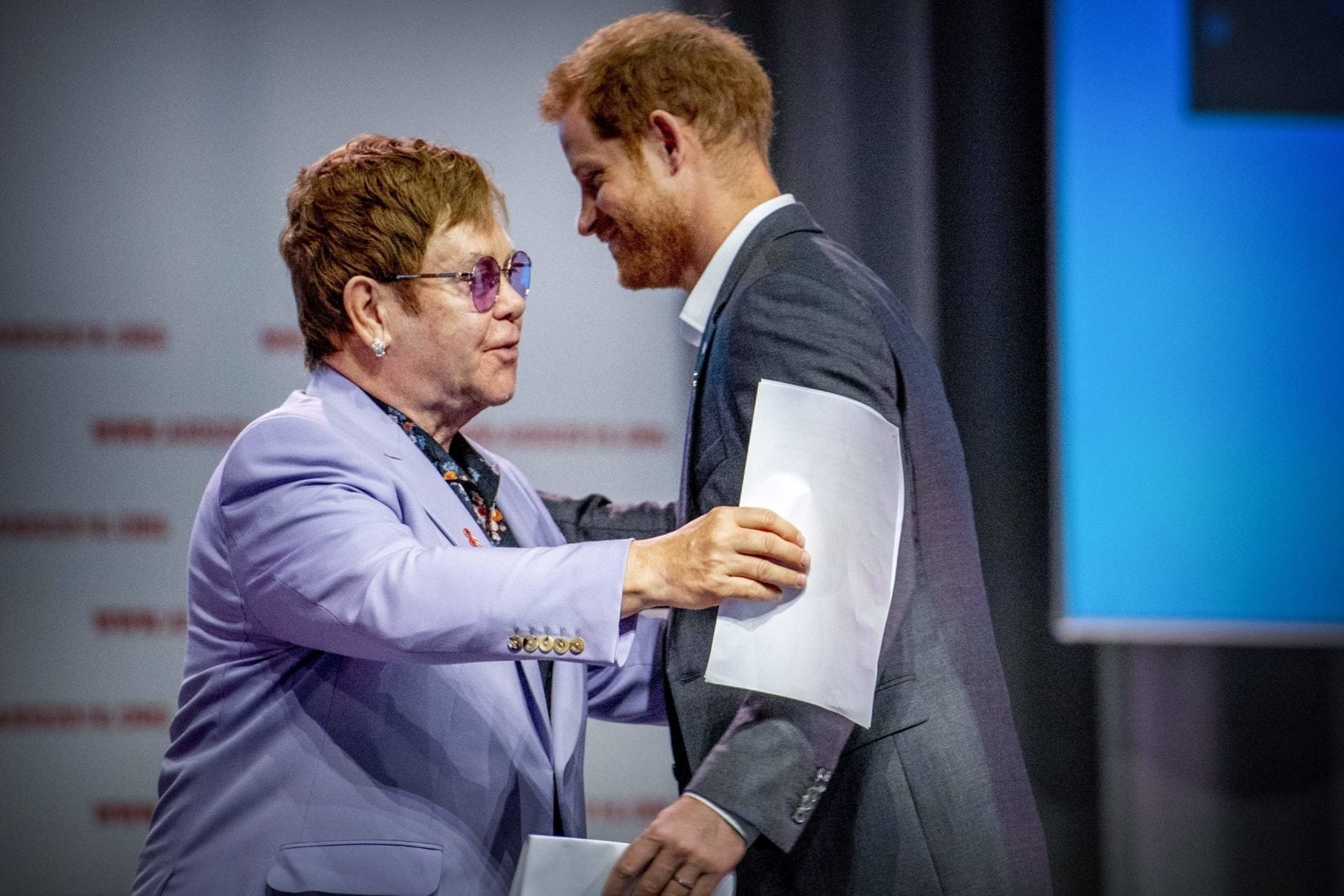 Photo of Prince Harry and Elton John