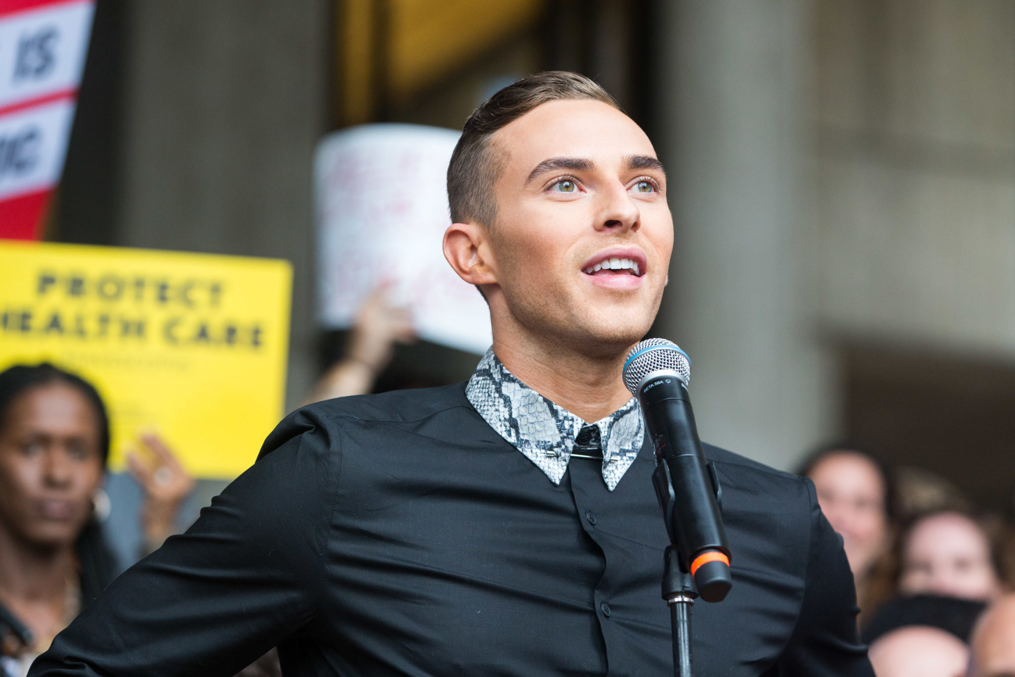 Gay Olympian Adam Rippon wants a Democratic 'Rainbow Wave' to sweep US midterm elections