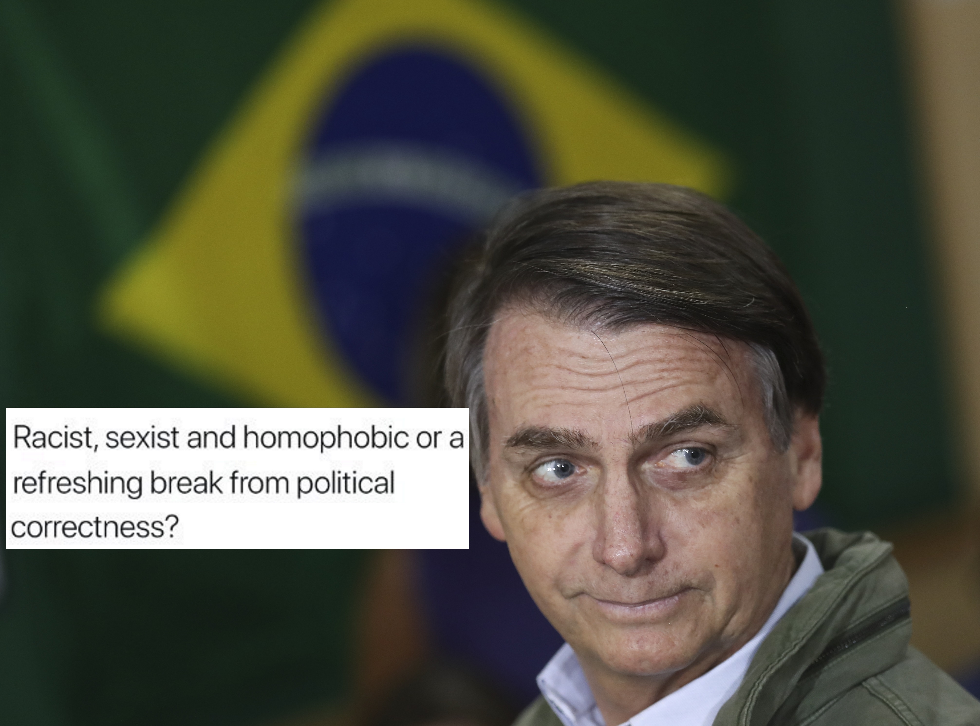 BBC tweet asks if Brazil's new leader is 'homophobic or a refreshing break from political correctness'
